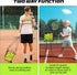 Portable Pickleball Tennis Ball Collector with Wheel - Hopper Container for Picking and Storage Training Tool