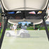 Golf Cart Ceiling Storage Bag, Overhead Organizer Bag for Club Car Precedent, Tempo, Onward, Black