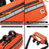 Waterproof Bike Bag, Front Handlebar Bag for Bicycles, Converts to Crossbody Bag (Orange)