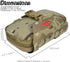 Immediate Ifak Pouch-Rapid Deployment Tactical MOLLE Trauma Kit Pouches, Quick Release Tear-Off Medical First Aid Kit