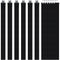 Shappy 13 Inch Replacement Straps for Baseball Catchers Gear, Youth Leg Guard Straps in Black Silver