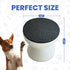 Dog Nail File - Upgraded Scratch Board with 1 White Nail File and 4 Replaceable Sandpapers for Pet Nails.