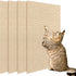 4 Pack Cat Scratch Mats 24”x16”, Self-Adhesive Trimmable Carpet for Cat Tree Replacement Parts, Beige