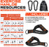 RENRANRING Gym Exercise Handles, Replacement Attachments for Cable Machine Pulleys and Strength Trainers