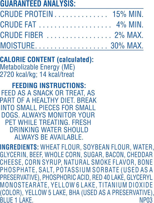 Canine Carry Outs Dog Treats - Bacon & Cheese Flavor, 22.5 Ounce (Pack of 6), Made with Real Bacon and Cheese