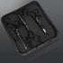 5 1 5 1) Dog Grooming Scissors Kit with Safety Round Tips, GEMEK Professional in Grooming Scissors for Dogs (Black