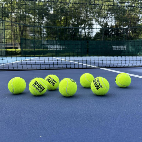 Teloon Extra Duty Championship Tennis Balls - Regular Duty Pressurized Felt Balls