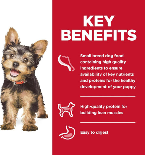 Hill's Science Diet Puppy, Small & Mini Breeds Premium Nutrition, Wet Dog Food, Chicken & Vegetables Stew, 3.5 oz Tray