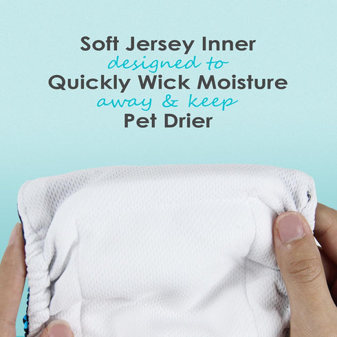 Pack 3 wegreeco Washable Male Dog Belly Band (Stylish Pattern)- of - Male Dog Belly Wrap, Dog Diapers Male (Abstract