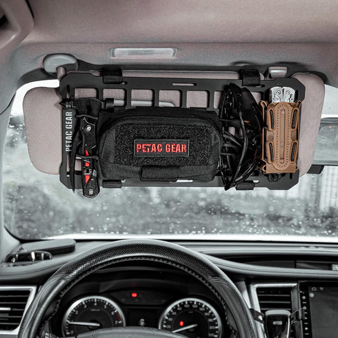 PETAC GEAR Tactical Molle Admin Pouch, Small Organizer Pocket for Tactical Vest, EDC Gun Belt, Molle Platform
