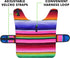 Handmade Dog Poncho for Chihuahua - Cinco De Mayo Costume from Authentic Mexican Blanket (Pink, XXS)