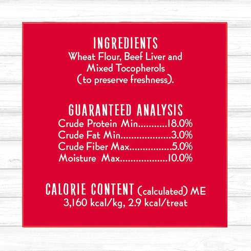 Charlee Bear Original Crunch Beef Liver Dog Treat, 16 oz bag - Natural Training Treats Made in USA