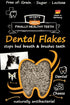 QCHEFS Dental Flakes for Dogs – One Month Supply - Food Topper, Oral Health Snack with Amino Acids