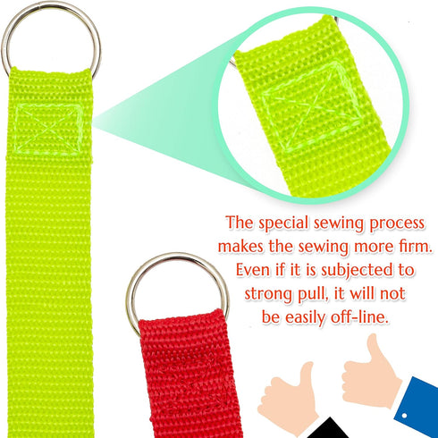COVGOPI Slip Lead Dog Leash, 6 pcs Short Pet Leashes for Dogs Cats, 6 FT Strong Pulling Leash