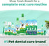 TropiClean Fresh Breath & Tartar Control System for Large Dogs, Dog Toothpaste & Brush, Dental Gel for Dogs