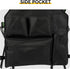 Pinikuyiro 26" 264LBS Tall Folding Chair Directors Chairs High Foldable Bar Stool with Side Table Cup Holder