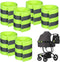 Apojgitn 6 Pack Reflective Bands for Strollers, High Visibility Reflective Bands Wristbands Durable