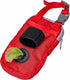 Blueberry Style Red Dog Waste Bag Dispenser, Dog Poop Bag Holder with 1 Roll of Free Poop Bags