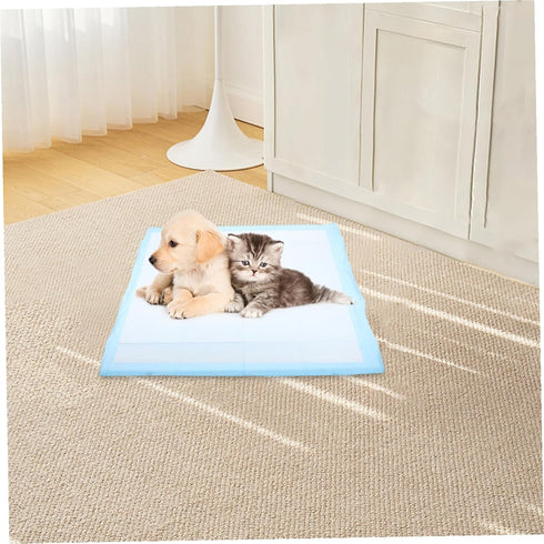 Dogs Pads Dog Pee/ Pet Training Diapers Absorbent and Pads Mat- Wee Slip Kitten/ Puppy Pups for Cats Rabbits Changing