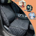 PETICON Waterproof Front Seat Car Cover, Full Protection Dog Car Seat Cover with Side Flaps, Nonslip Scratchproof Front