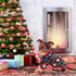 HYLYUN Dog Christmas Shirt - 2 Packs of Soft Breathable Pet Shirts for Small Dogs and Cats, Christmas Printed Clothing
