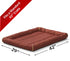 MidWest Homes for Pets Maxx Dog Bed - 42-Inch for Metal Dog Crates, Brick
