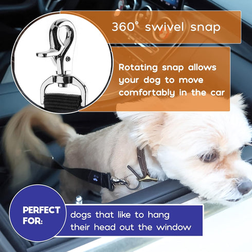 2 Pack, Mr. Pen- Adjustable Dog Seat Belt for Car, Pet Safety Harness, Car Leash