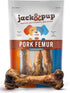 Jack&Pup 8" Pork Femur Bones for Dogs, Big Bones for Large Dogs,