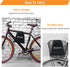 Waterproof Bike Cover for 2 or 3 Bikes, Heavy Duty Outdoor Bicycle Covers with Lock Holes & Storage Bag