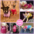 4 Pack Dog Shirt Vest, Soft Lightweight Puppy Tshirt, Cute Pink Dog Clothes for Small Dogs