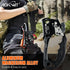 Hand Ascender Climbing Gear, High Strength Aluminum Alloy with Ergonomic Rubber Handle for Rock Climbing