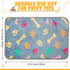 Chumia 18 Pcs Fleece Blanket for Puppy Dog Kitten Cat Pets, Cute Soft Warm Sleep Mat Cover (23 x 16 inch)