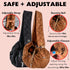 Cat Sling and Small Dog Carrier, Hands-Free Adjustable Puppy Carrier with Plush Soft Fabric and Safety Belt (Camel