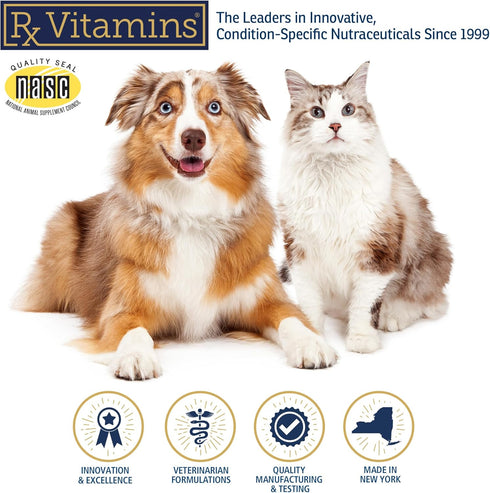 D3 D3 Immune D3-2oz Rx Vitamins Rx - Cat & Dog Vitamins Liquid Drops in MCT Oil - Vitamin D for Dogs & Cats to Manage