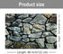 Double-Sided 3D Stone & Trees Fish Tank Background Paper | 19" x 48" Aquarium Background Picture