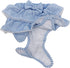 Dog Skirt Diaper for Female Cats - Sanitary Pant Dress Ruffles Cotton (Medium: Waist 8" - 10", Pack of 3 Colors)