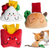 Nocciola Hide and Seek Dog Toys - 3 Pack Interactive Burrow Toys, Snuffle Plush Puppy Toys, Squeaky Toys with Crinkle