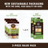 3 Count Pack Earth Animal No Hide Chews - Long Lasting Rawhide Free Medium Dog Chews Rolls, Pork - Value