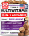 Dog Multivitamin Chewable with Glucosamine - 240 Treats - Dog Vitamins and