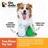 The Dodo Woodland Animals Stuffingless Dog Toy Set: 2pc Bear & Tree, Durable Toys for Dogs
