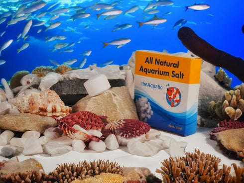 Premium Aquarium Salt - Freshwater Tablets for Essential Aquarium Water Treatments (9 Tablets)