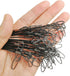 Fishing Wire Leaders for Saltwater, 30pcs Stainless Steel Line Leaders, 19" Nylon-Coated 100 LB Wire Rig
