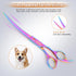 7.0in Set, 6 1 Titanium Professional Pet Grooming Scissors GEMEK in Straight & Thinning & Upwards Curved & Downwards