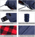 REDCAMP Cotton Flannel Sleeping Bag for Camping, Adults Cold Weather Envelope Sleeping Bags