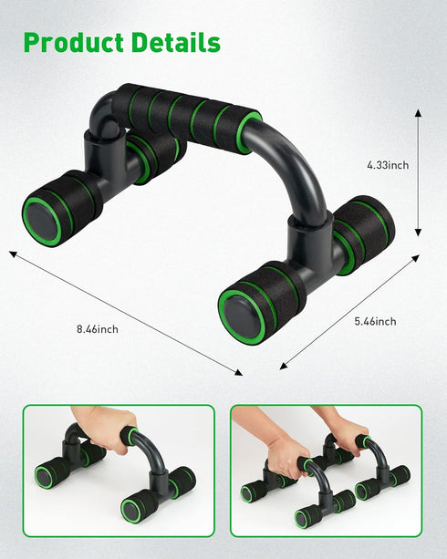 Push up Bar, Structure Portable for Home Fitness Training, Push Up Stands Handle for Floor Workouts, Suitable for Men and Women. by CUNCUI