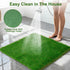 THREE ORANGES 2-Pack 23x23 inch Washable Artificial Grass Pads for Dogs, Reusable Turf Mats, Realistic Grass for Indoor