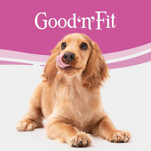 Good 'n' Fit Twist Sticks, Made with Real Lamb, 15 Count, Long-Lasting Rawhide Chews for Dogs