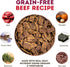 Only Natural Pet MaxMeat Holistic Air Dried Dry Dog Food, All Natural, High Protein, Grain Free, Beef with Pumpkin &