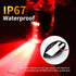 IP67 RVZONE Boat Navigation Lights Bow Lights for Boats Red and Green LED Marine Navigation Lighting Waterproof Led