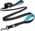 Black Rhino Heavy Duty Dog Leash for Medium and Large Dogs - 6 ft Long Double Handle Leash with Padded Control Handles